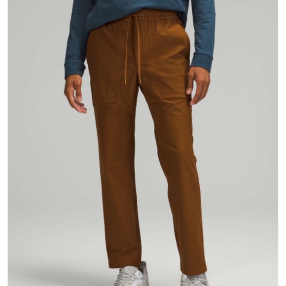 lululemon - Bowline Pant 30" Utilitech Copper Brown Tapered Drawcord - Mens XXL - Picture 1 of 1